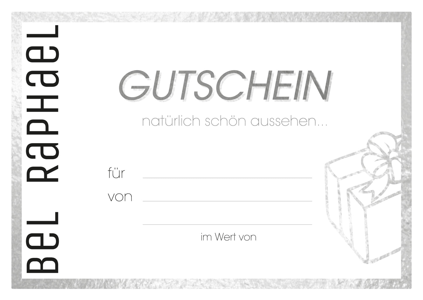 Bel Raphael Geschenkgutschein